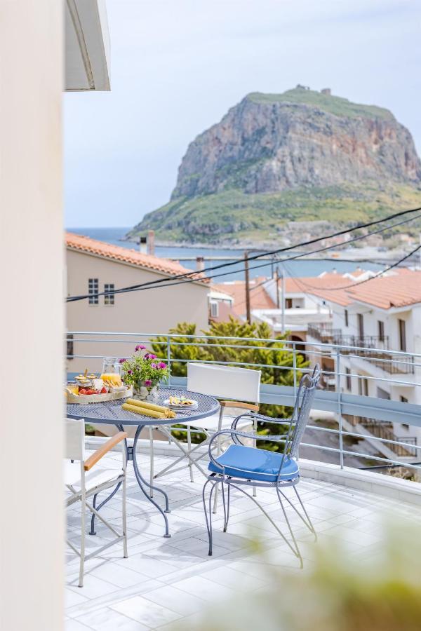 Monemvasia Modern Flat With Panoramic Sea View Kültér fotó