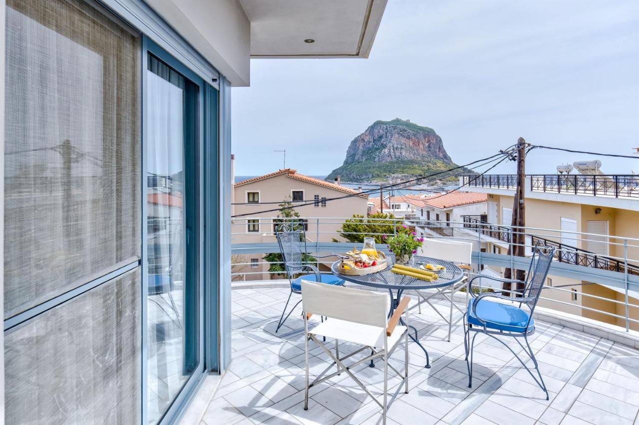 Monemvasia Modern Flat With Panoramic Sea View Kültér fotó