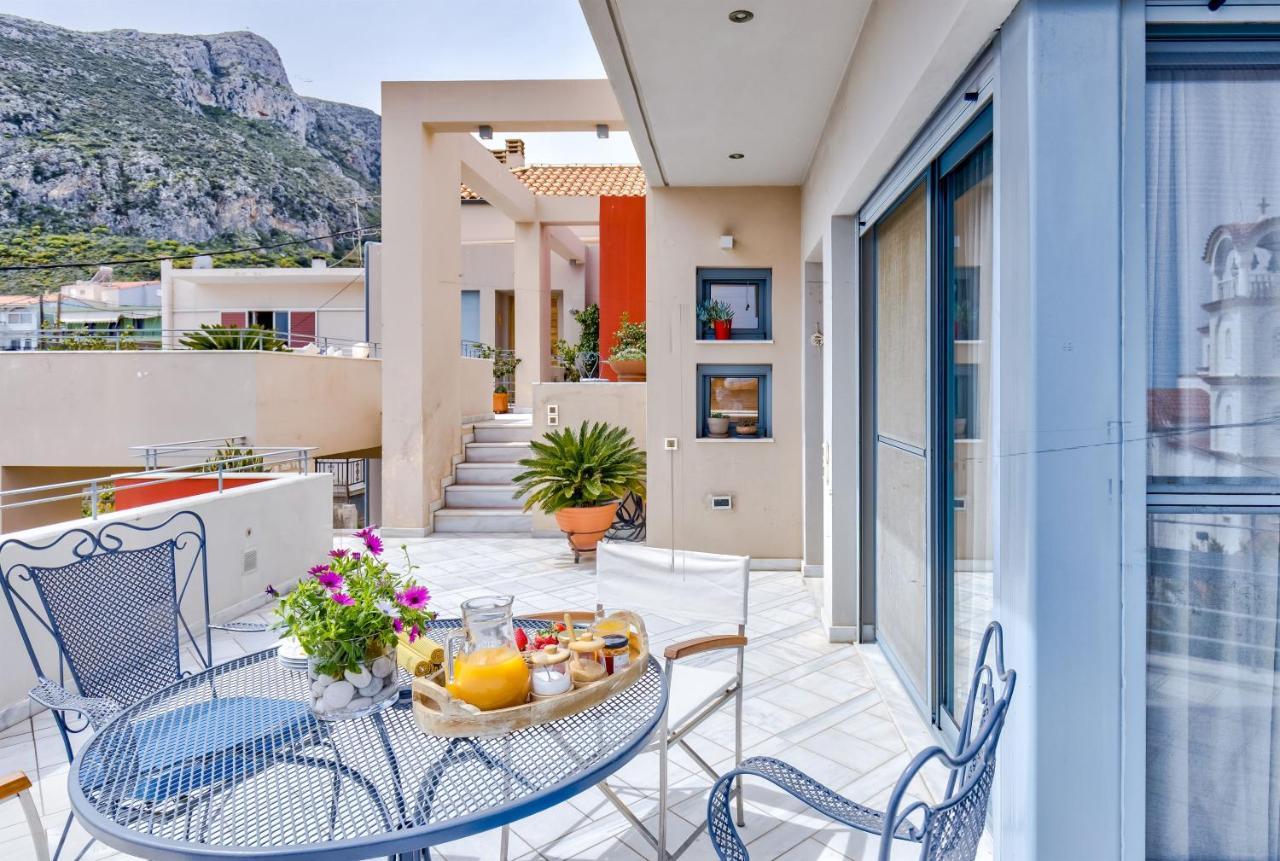 Monemvasia Modern Flat With Panoramic Sea View Kültér fotó