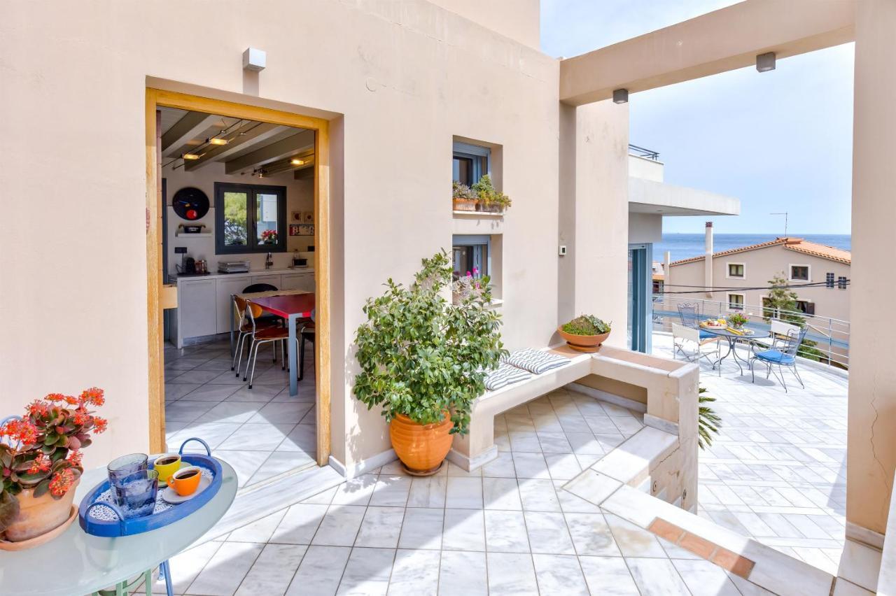 Monemvasia Modern Flat With Panoramic Sea View Kültér fotó