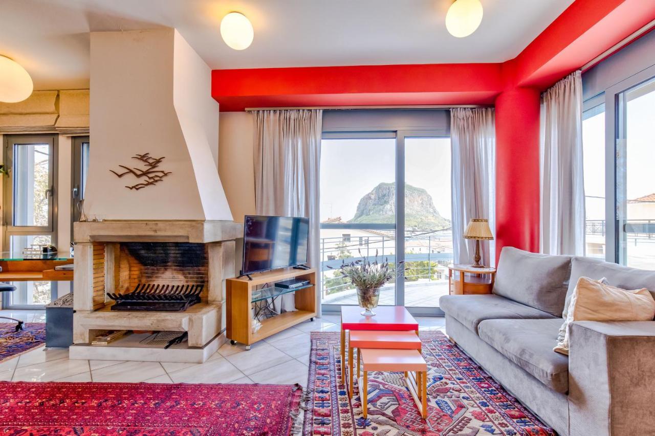 Monemvasia Modern Flat With Panoramic Sea View Kültér fotó